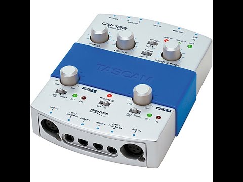 Tascam US-122 on Windows 7, 8 and 10.