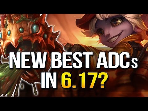 NEW BEST ADCs IN 6.17? Tier list with all changes (League of Legends)