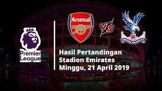 Hasil  Akhir Arsenal Vs Crystal Palace, The Gunners Telan Kekalahan