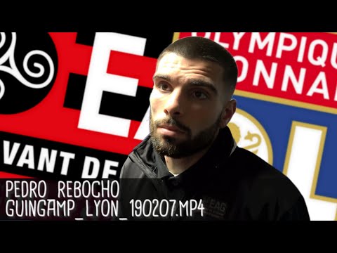 PEDRO REBOCHO RÉAGIT APRÈS GUINGAMP - LYON (1-2) / Coupe de France - 7 février 2019