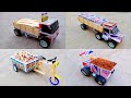 4 Amazing DIY Toys You Can Make At Home DIY Matchbox Vehicles Ideas Homemade Inventions