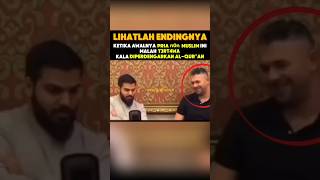 Download lagu bacaan alquran dit3rtaw4kan pria non muslim⁉️ #merdu #quran #quranrecitation #muallafdunia #reaksi mp3