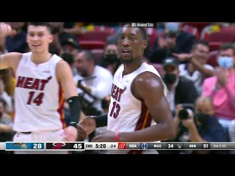 2021.10.25 Magic vs Heat Bam Adebayo Highlights, 16 Points, 13 Rebounds
