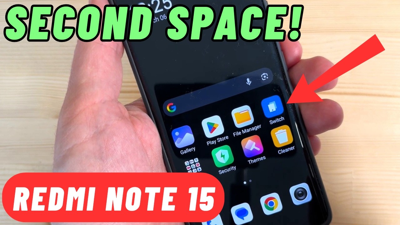 How to Create SECOND SPACE on Xiaomi REDMI Note 15 & 15 Pro