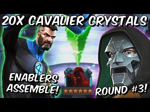 20x 6 Star Mister Fantastic Cavalier Crystal Opening Round #3!- Marvel Contest of Champions