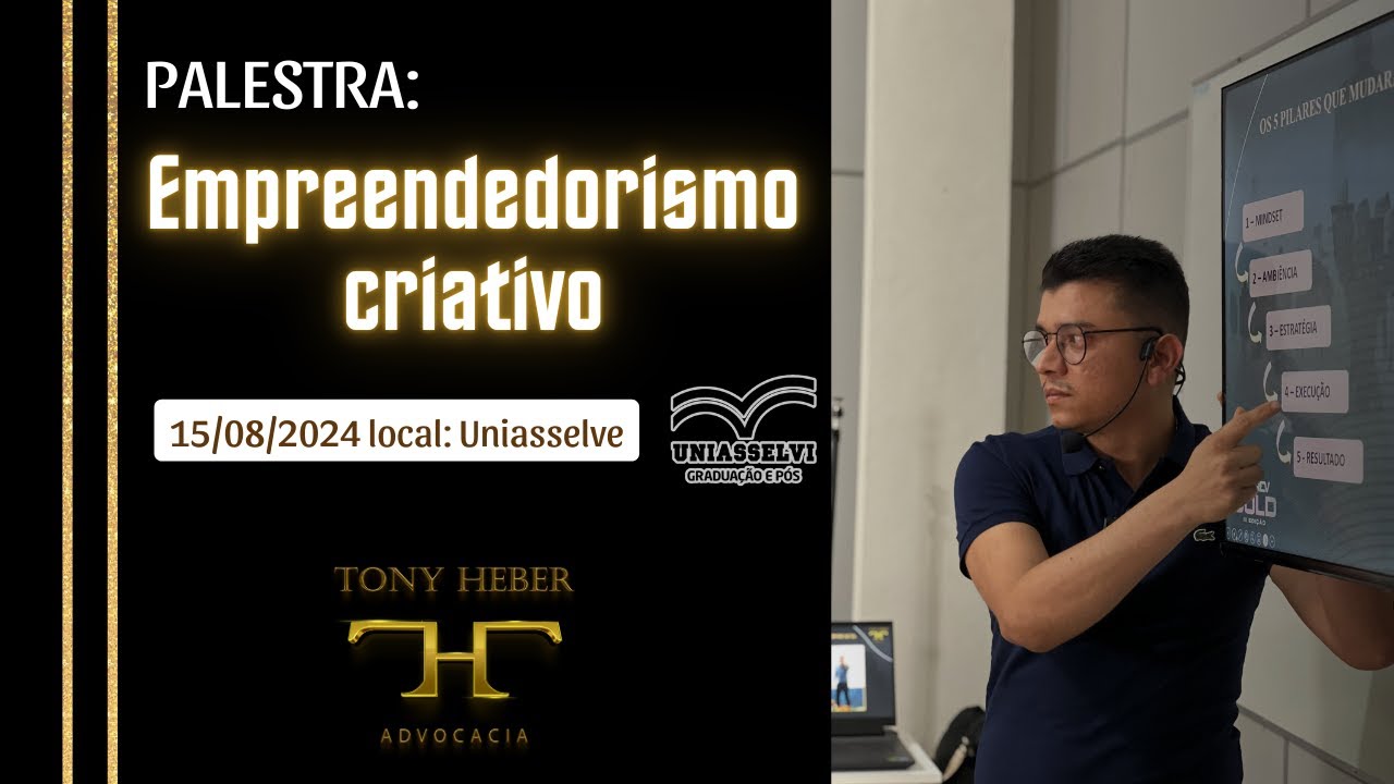 Palestra Uniasselvi: Empreendedorismo Criativo (Tony Heber)