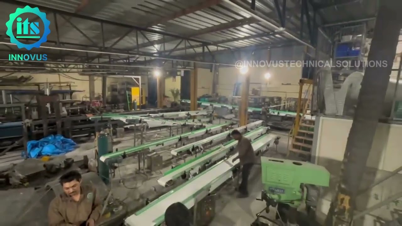 Sanitary Conveyor System   INNOVUS TECHNICAL SOLUTIONS #innovus #manufacturing #conveyorsystems #bts