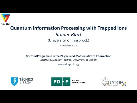 DP-PMI - QIT 2014 - Lecture 2: Rainer Blatt