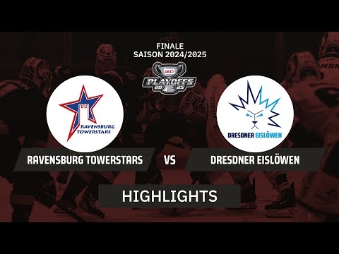 DEL2: Ravensburg Towerstars vs. Dresdner Eislöwen I Highlights - Finale Spiel 3 | SDTV Eishockey