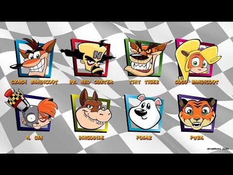 Characters Comparison Then And NowHybrider Compares Crash Team Racing Nitro-Fueled