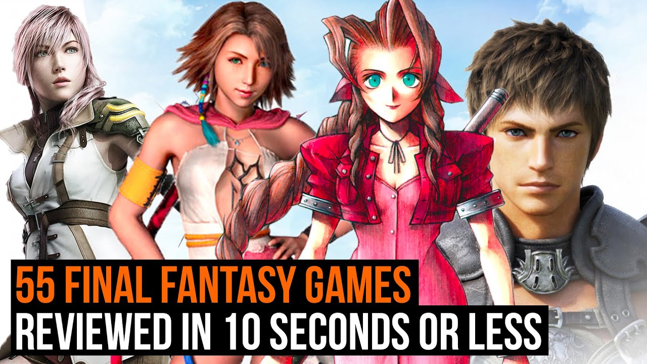 55 Final Fantasy games reviewed in 10 seconds or less - YouTube