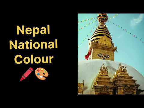 National Colour Of Nepal 🎨🖍️🎨.   #malayalam #shorts #kerala