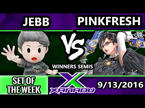 S@X 167 - Jebb (Lucas) Vs. VGBC | Pinkfresh (Bayonetta) SSB4 Winners Semis- Smash Wii U - Smash 4