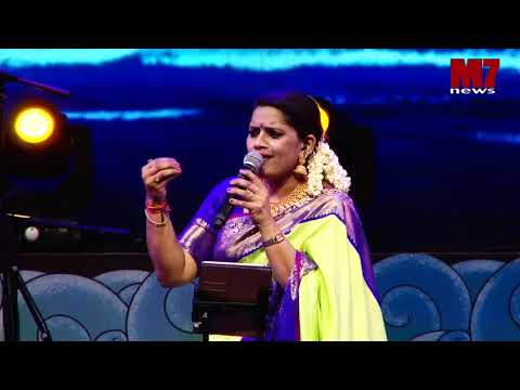 chakkara panthalil thenmazha...Sreeranjini Kodambally @ Nishagandhi | Onam 2019