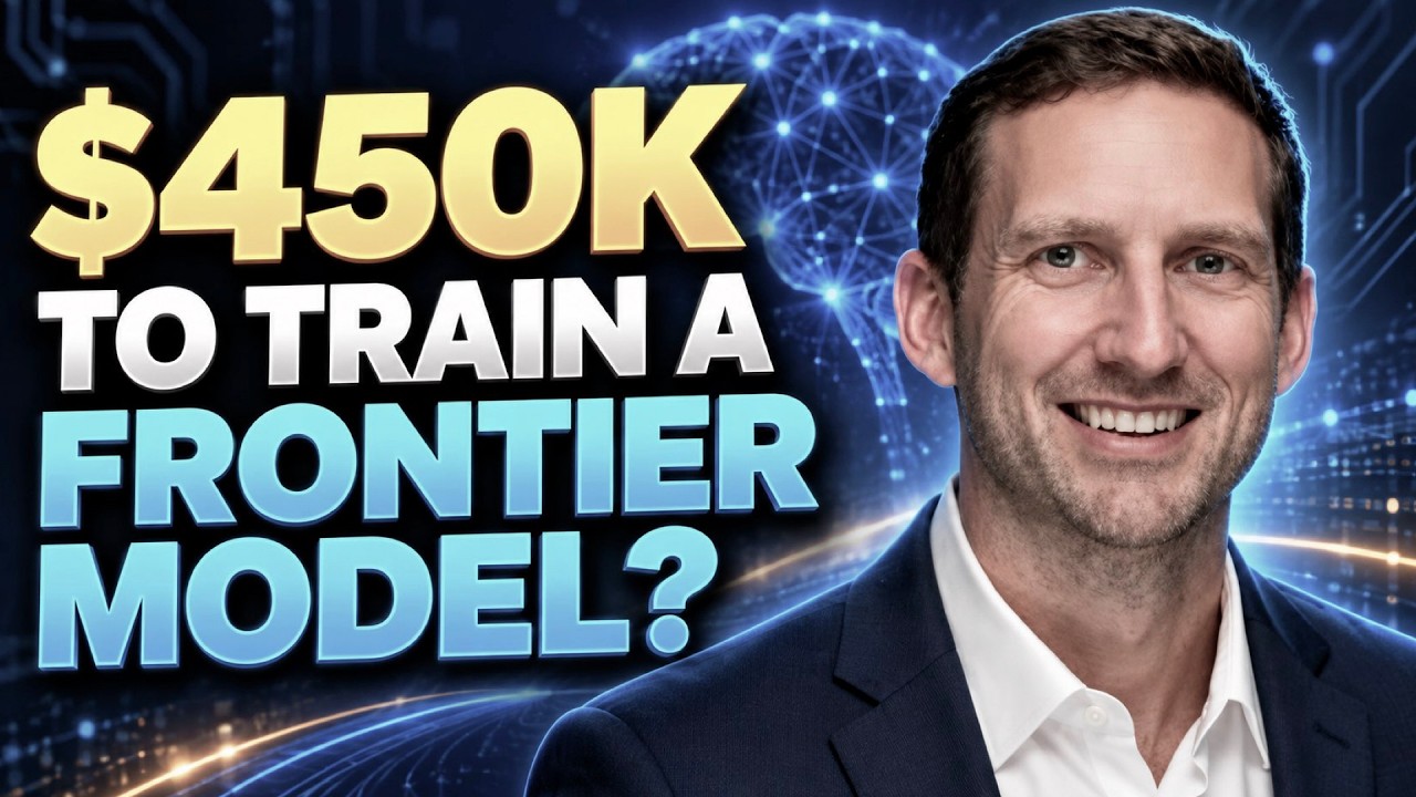 $450K TO TRAIN A FRONTIER AI MODEL?
