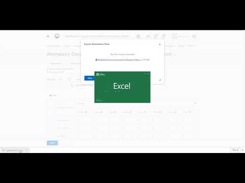 How To Export A D2l Attendance Record