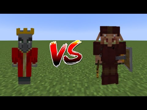 Magician King(Animated Mobs Mod) Vs Withered Cultist - Minecraft Mob Battle