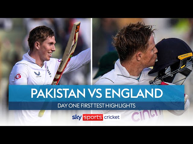 England’s RECORD-BREAKING day! 🤯 | Pakistan vs England | Day One First Test Highlights