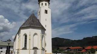 preview picture of video 'Heiterwang Oostenrijk: Kerkklok Katholieke kerk'