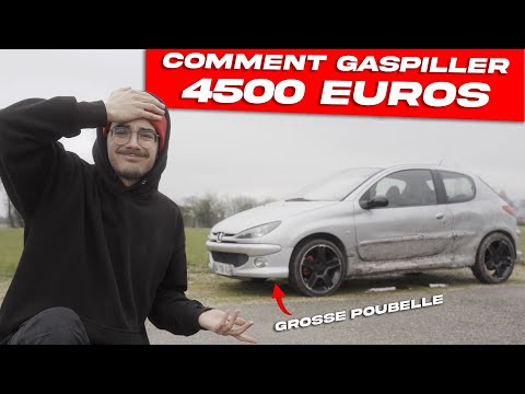 J'AI ACHETÉ LA 206 RC LA MOINS CHÈRE (elle est moisie)