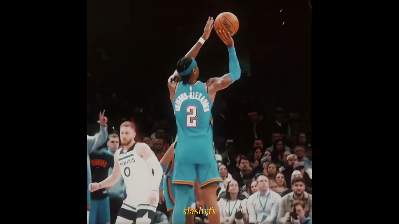 "That boy is a BUCKET" - Shai Gilgeous-Alexander Edit | SGA Edit | 4 Raws - EsDeeKid #editing