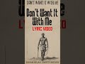 Don't Want it With Me - Shyan Selah feat. Swifty McVay Lyric Video teaser #rap #hiphop #shorts