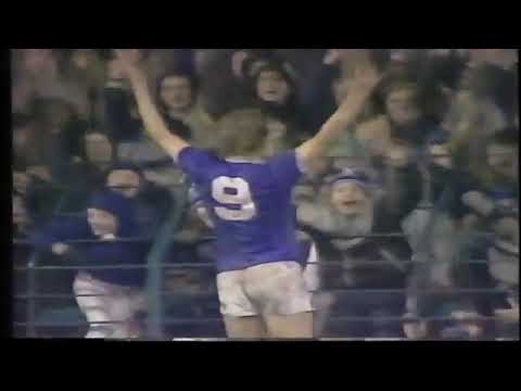 European Cup WInners Cup Quarter Final Everton - Fortuna Sittard 3-0 (6 March 1985) Hattrick Gray