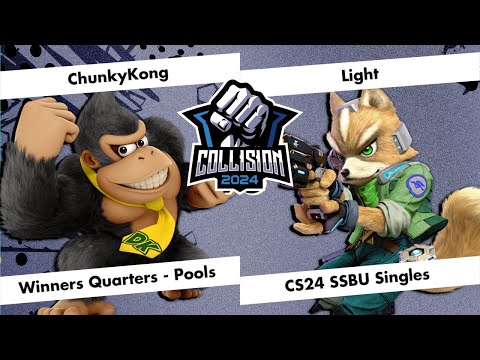 Collision 2024 - ChunkyKong (Donkey Kong) VS Light (Fox) - Ultimate Singles Pools - Winners Quarters