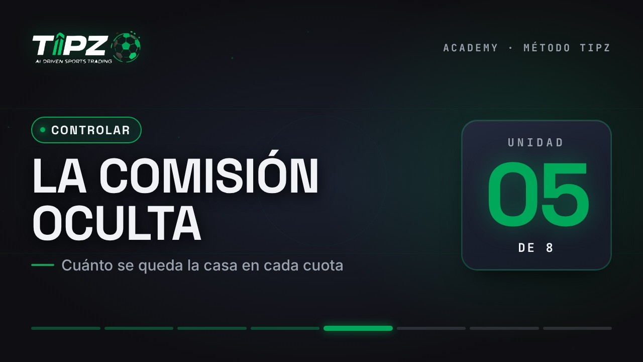 Overround: la comisión oculta de las cuotas | TIPZ 5/8