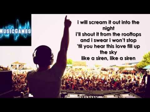 Vicetone- Siren ft. Pia Toscano | Lyrics | MusicGames