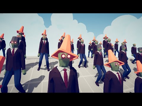 Zombies from PVZ vs RANGED UNITS & ARMIES Totally Accurate Battle Simulator TABS