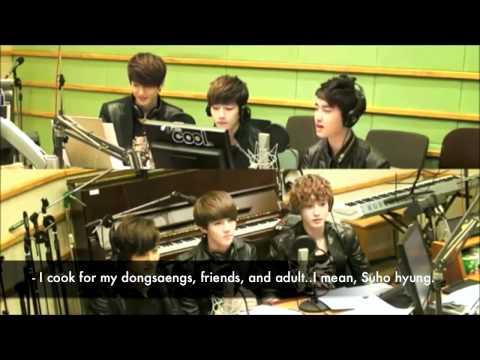 (ENG) 120514 D.O. = Mom + Suho = Dad [Hong Jinkyung's 2PM]