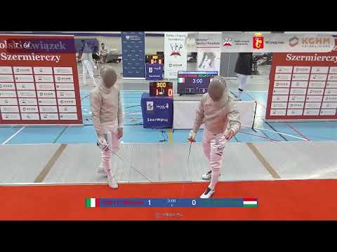 Warsaw World Cup 2023 SMS - L32 - Michele Gallo ITA v Aron Szilagyi HUN