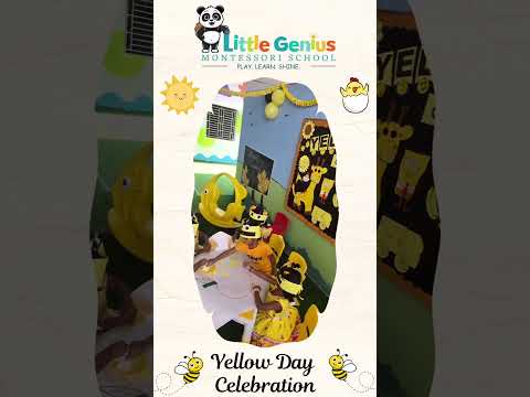 🌼✨ Yellow Day Celebration at Little Genius
