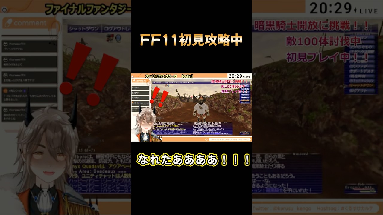 看護師がFF11で暗黒騎士になった瞬間【59分の死闘】