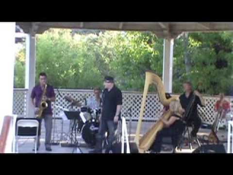 Lori Andrews jazz harp quartet 