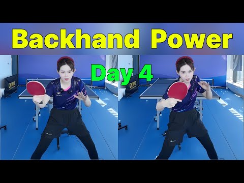 Day 4 of Your Table Tennis Journey: From Backhand Drive to a Killer Punch