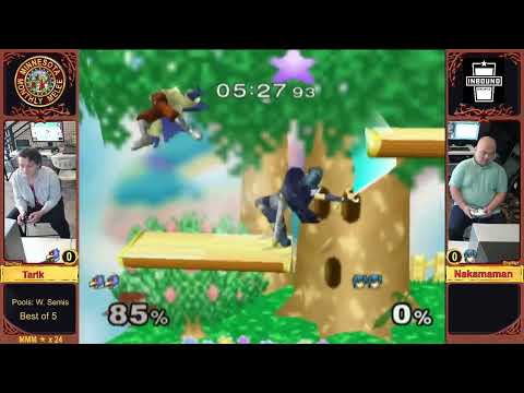 MMM #24 - Pools: Winners Semis - Tarik(Falco) vs Nakamaman(Marth)