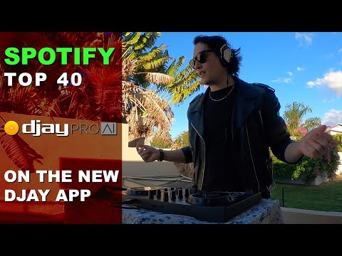 Pro DJ SPOTIFY TOP 40 JUNE 2020 | Testing the NEW Algoriddim DJAY app with AI and instant ACAPELLA
