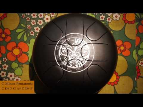 C Minor Pentatonic Scale examle * Shamba Steel Tongue Drums
