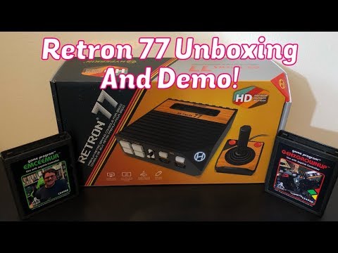 Hyperkin Retron 77 Unboxing And Gameplay, with Emceemur