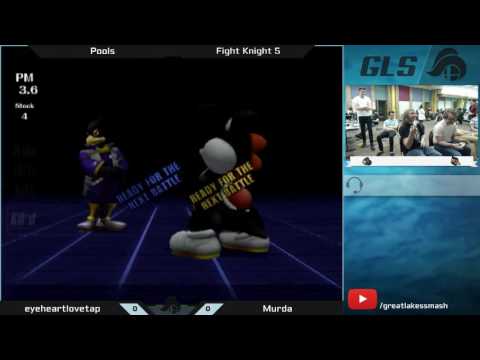 Fight Knight V Project M Pools - eyeheartlovetap (Yoshi) vs. Murda (Falco)