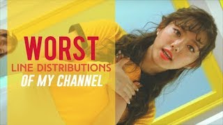 WORST K-POP LINE DISTRIBUTIONS OF MY CHANNEL