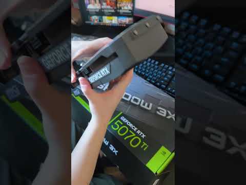 MSI Nvidia 5070TI Shadow 3X OC #unboxing