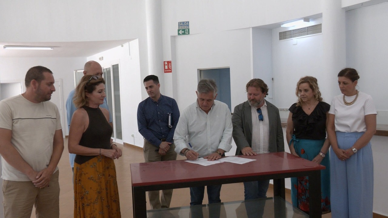 Se firma el acta de recepción de las obras en Bosquipark Se firma el acta de recepción de las obras en Bosquipark