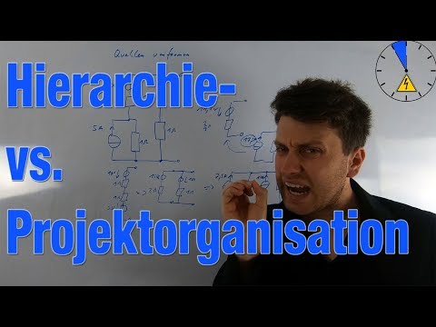 Hierarchieorganisation vs  Reine Projektorganisation