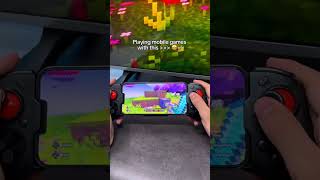 Minecraft mobile players just got a big upgrade 🔥 #minecraftpe #minecraftmobile #minecraft #gamepad
