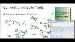 Converting Inches to Yards