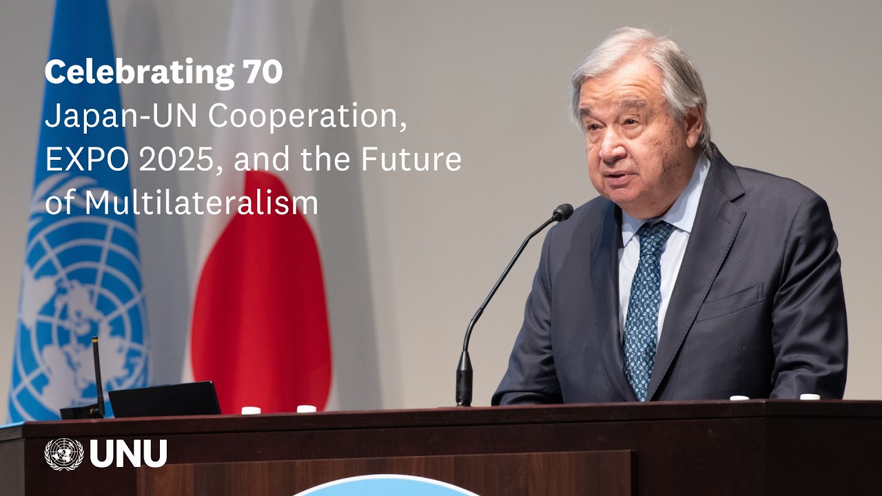 Celebrating 70: Japan-UN Cooperation, EXPO 2025, and the Future of Multilateralism | 18 May 2026