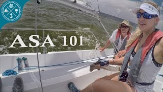 ASA 101 Basic Keelboat Sailing - Learning to Sail